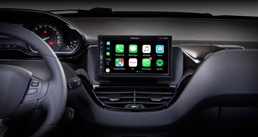 How to launch Carplay in a Pioneer set?