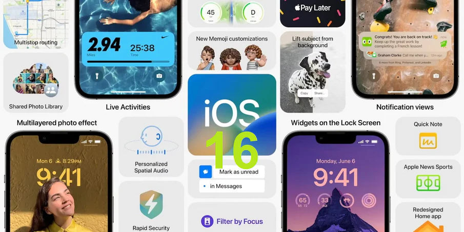 Top 5 new features of iOS 16
