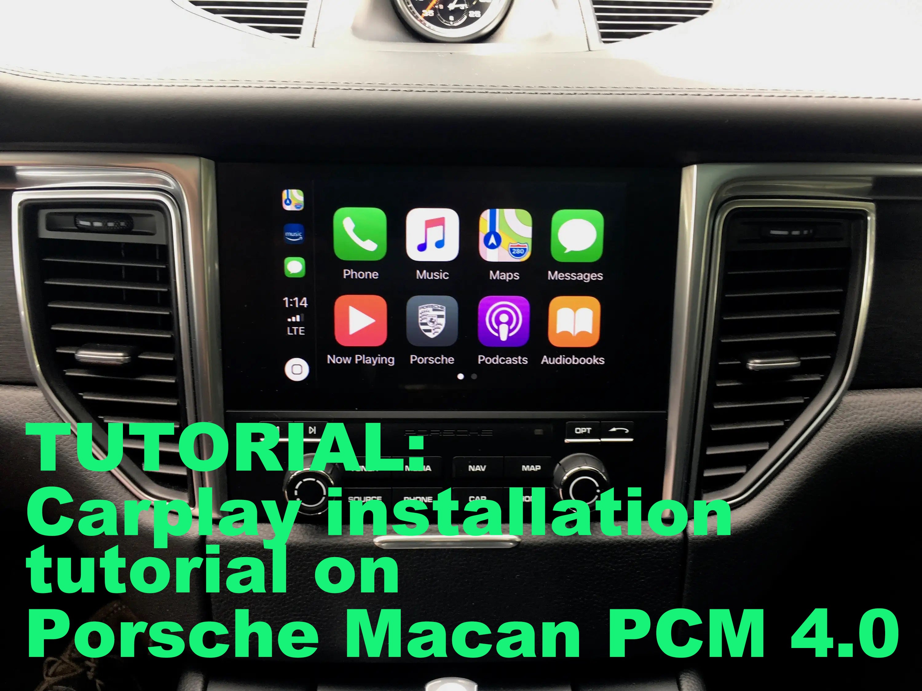 Carplay installation tutorial on Porsche Macan PCM 4.0