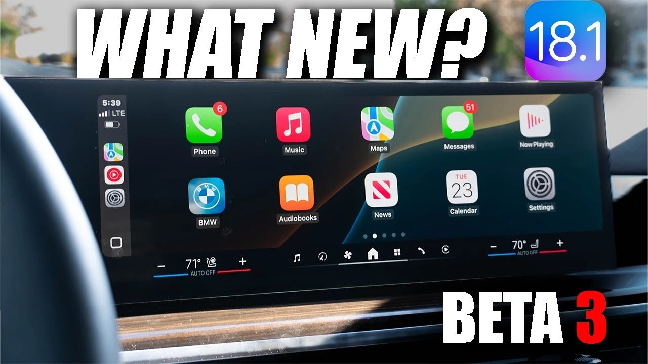 CarPlay iOS 18.1 Beta 3