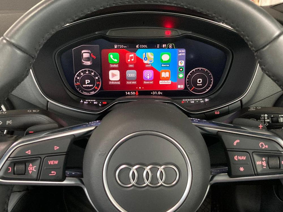Apple Carplay in an Audi with Virtual Cockpit