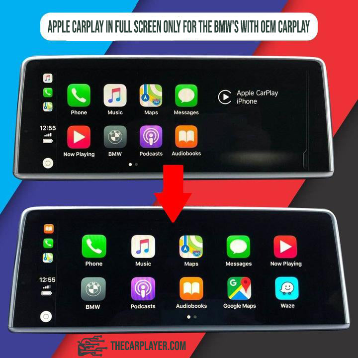 Carplay in full screen on my BMW