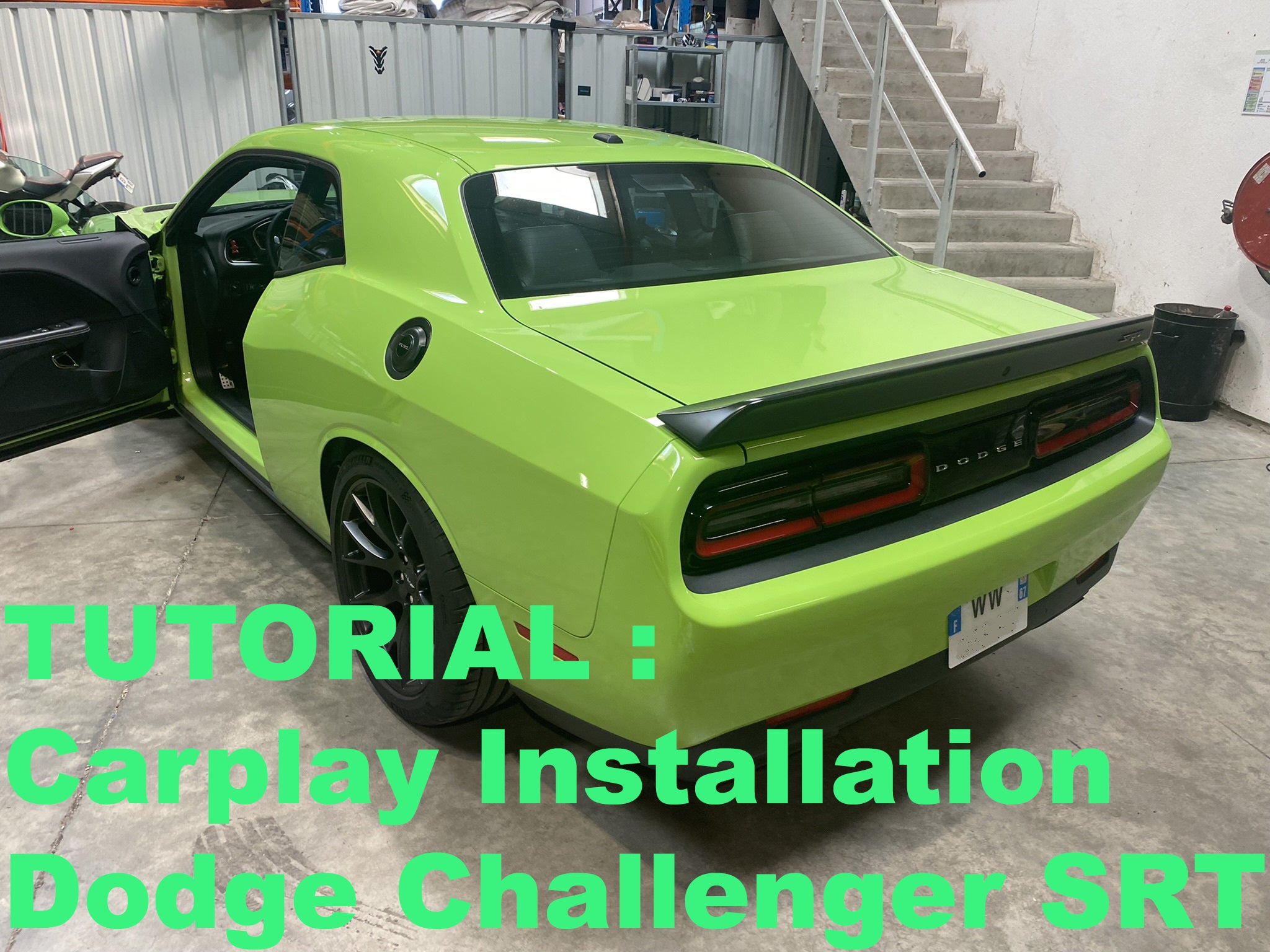 Carplay installation tutorial on a Dodge Challenger SRT