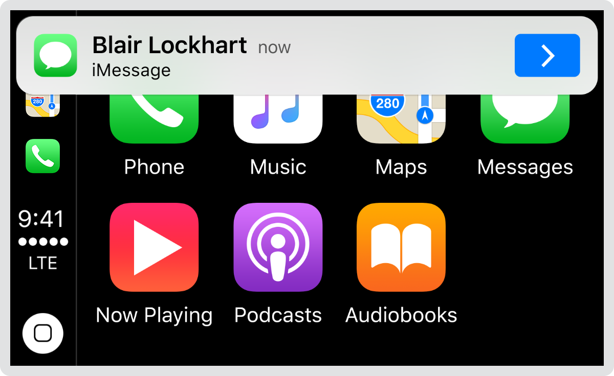 How to remove message notifications from Apple CarPlay