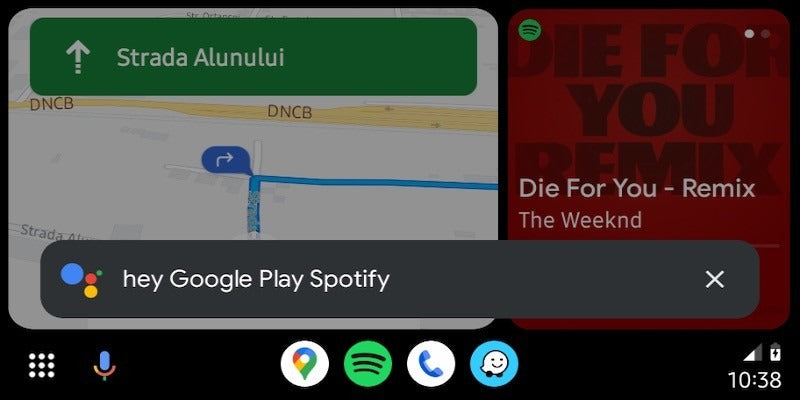 Android Auto 13 split screen