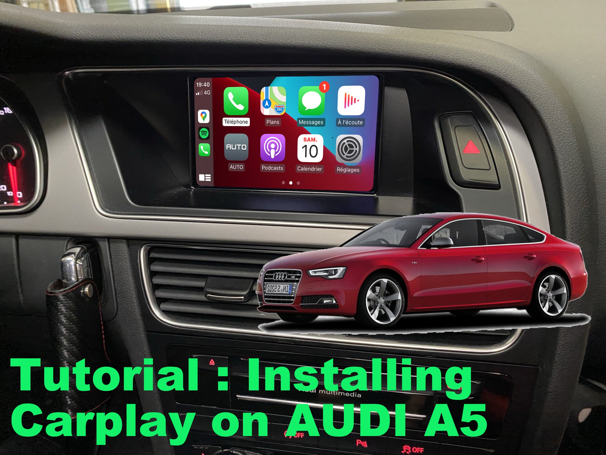 Carplay installation tutorial on Audi A5