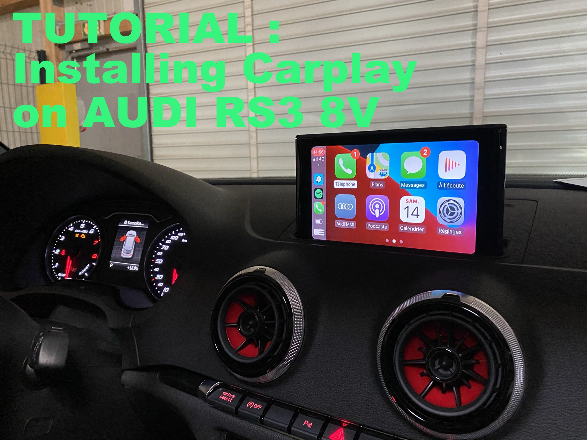Carplay installation tutorial on Audi RS3