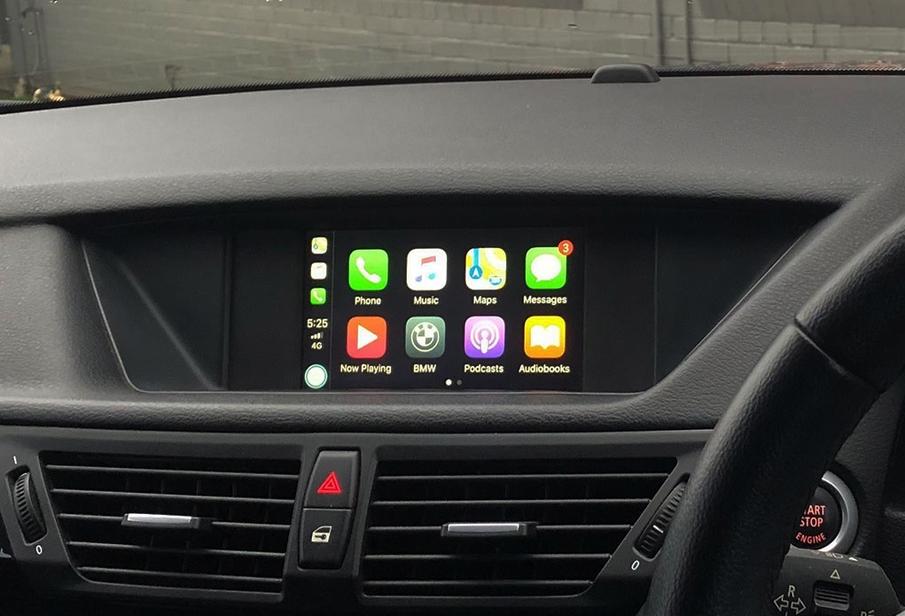 How do I install CarPlay in my BMW X1 CIC system?