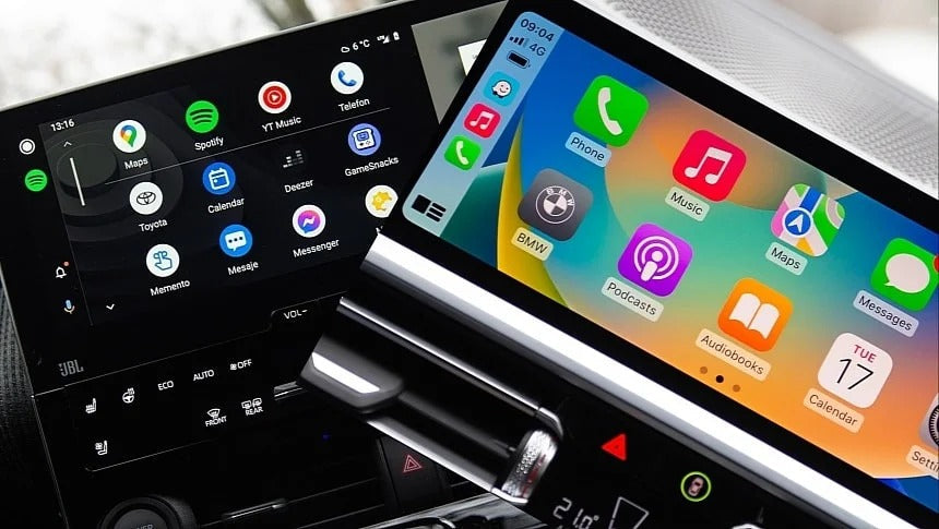 video on Apple CarPlay and Android Auto