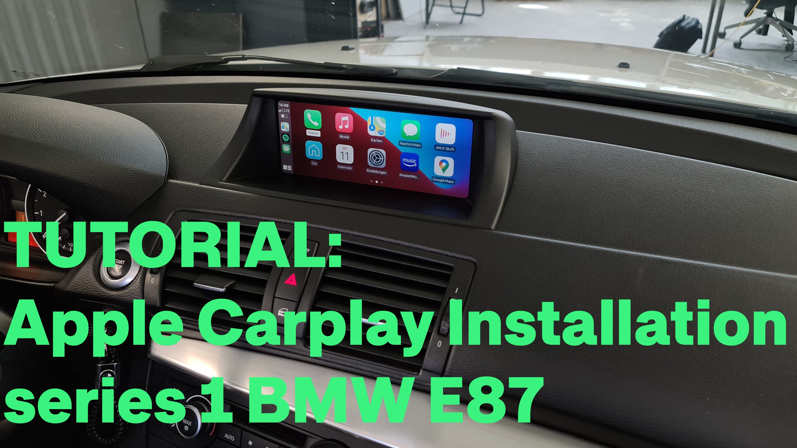 Carplay installation tutorial on BMW 1 Series E87