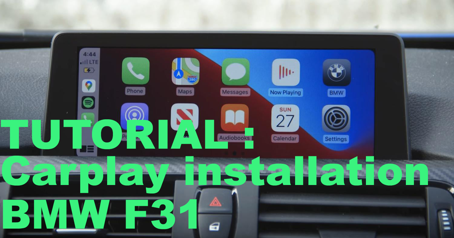 Carplay installation tutorial on BMW F31 NBT