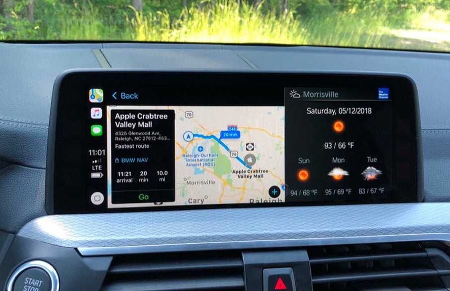 How do I unlock Apple Carplay in a BMW?