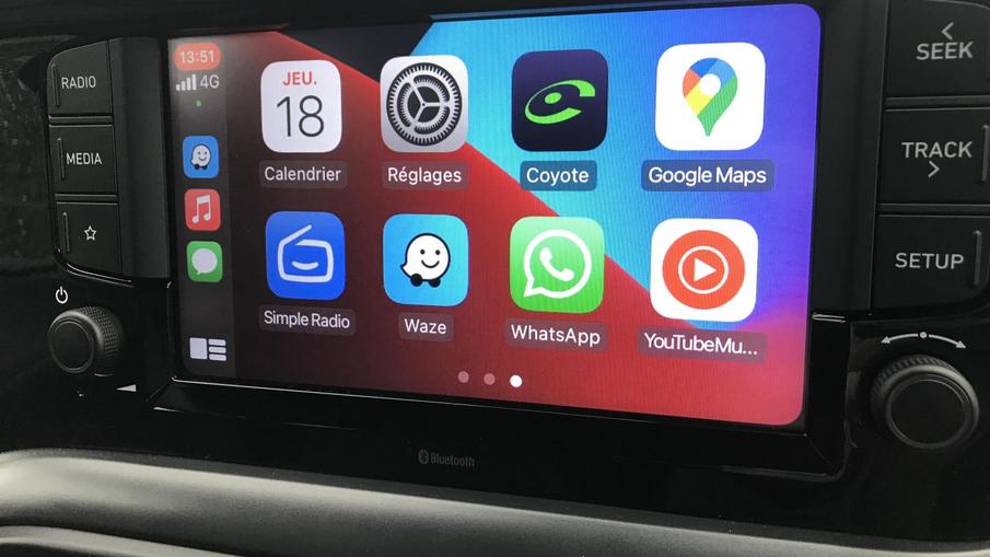 Configure the Coyote application on CarPlay