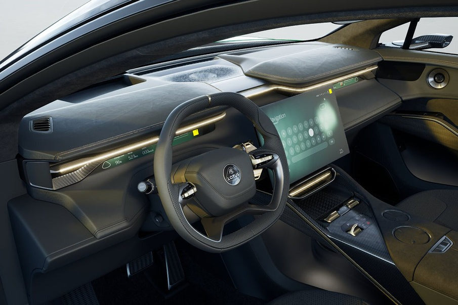 How do I use Apple CarPlay on the new Lotus Electre?
