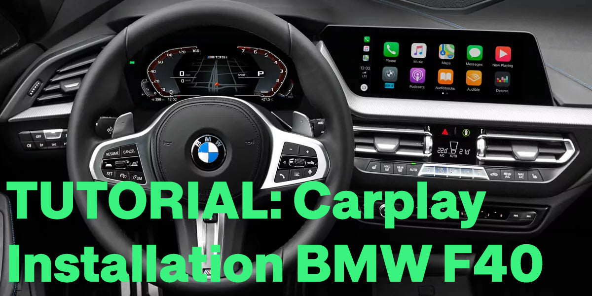 Carplay installation tutorial on BMW F40 with EVO system
