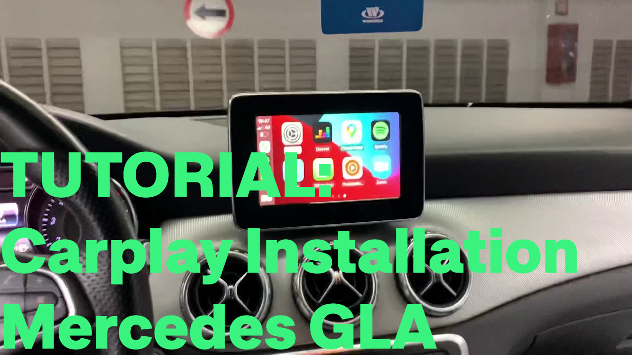 Carplay installation tutorial on Mercedes GLA
