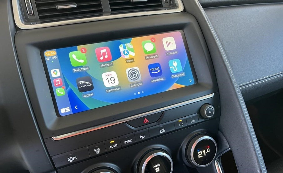 How do I install Carplay in a Jaguar E-Pace with a Carplay module?