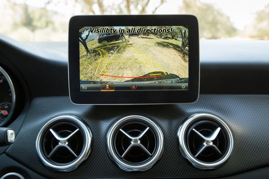 Backup camera with CarPlay module