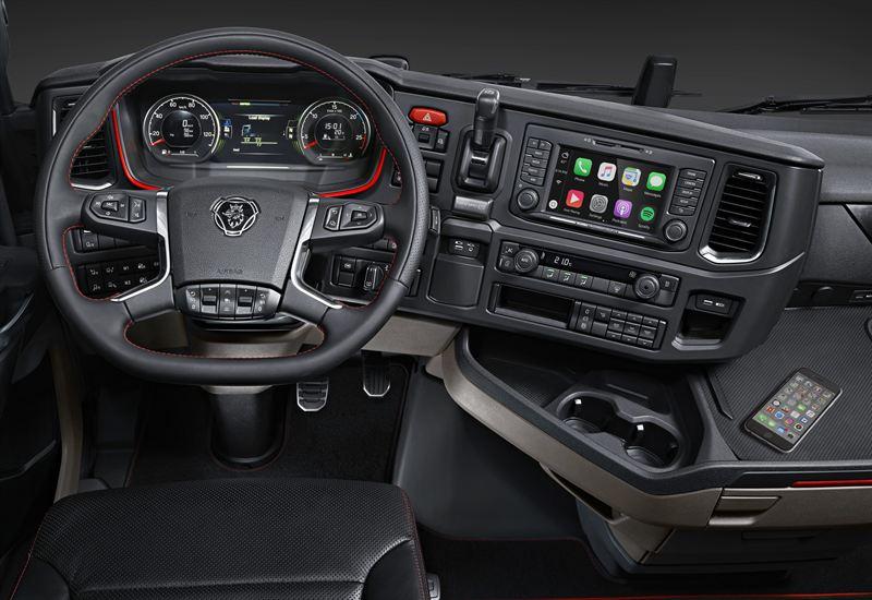 Carplay in a Scania truck
