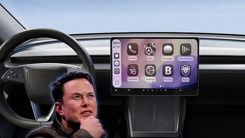 【Apple CarPlay for Tesla】 テスラ　アップルカープレイ Tesla CarPlay: Tesla Working With Apple on Better Integration