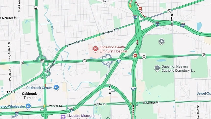 Google maps traffic analysis