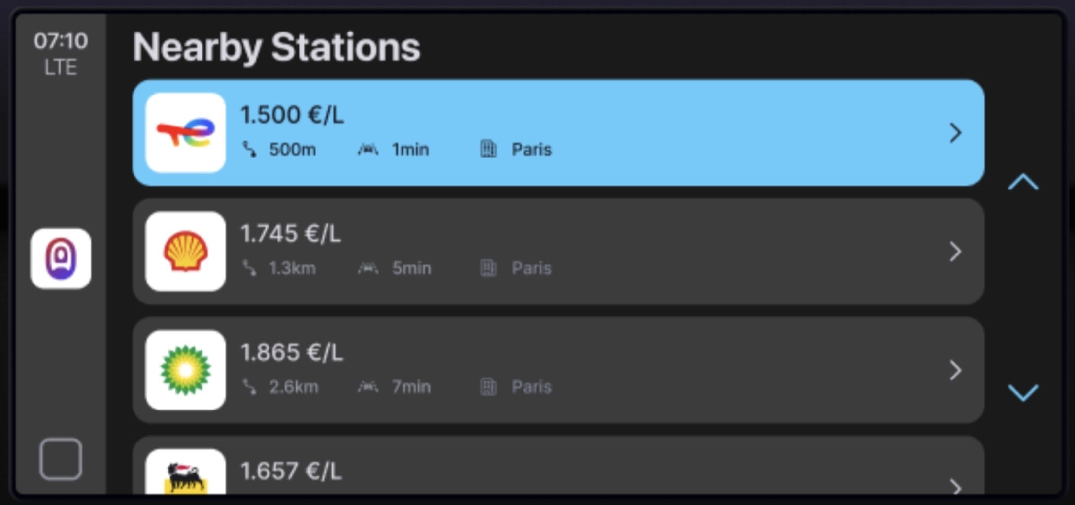 Fuel prices app europe usa