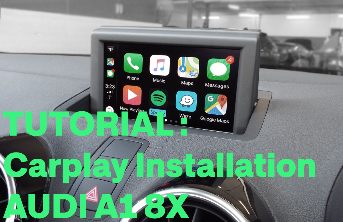 Carplay installation tutorial on an Audi A1