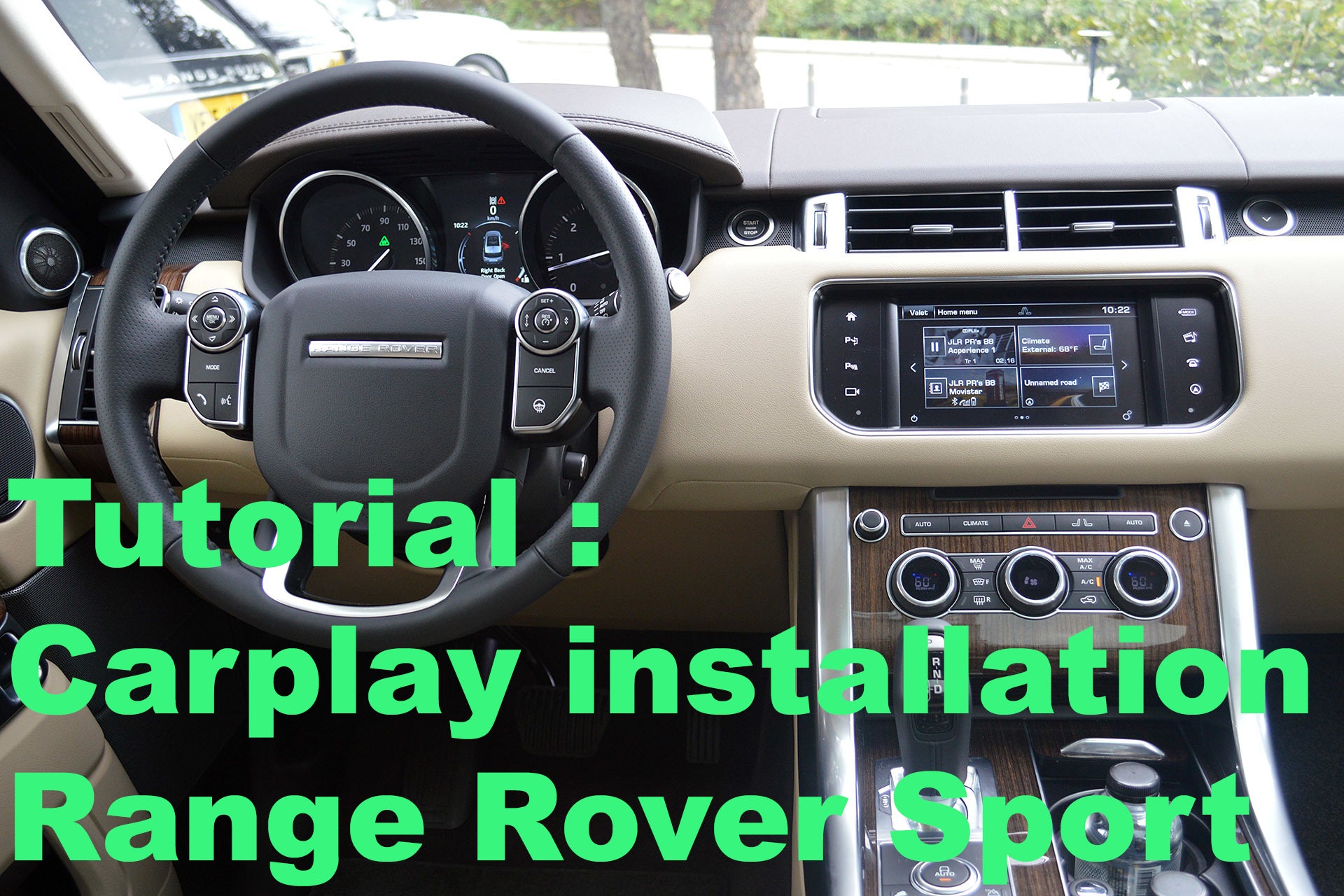 Carplay installation tutorial on Range Rover Sport