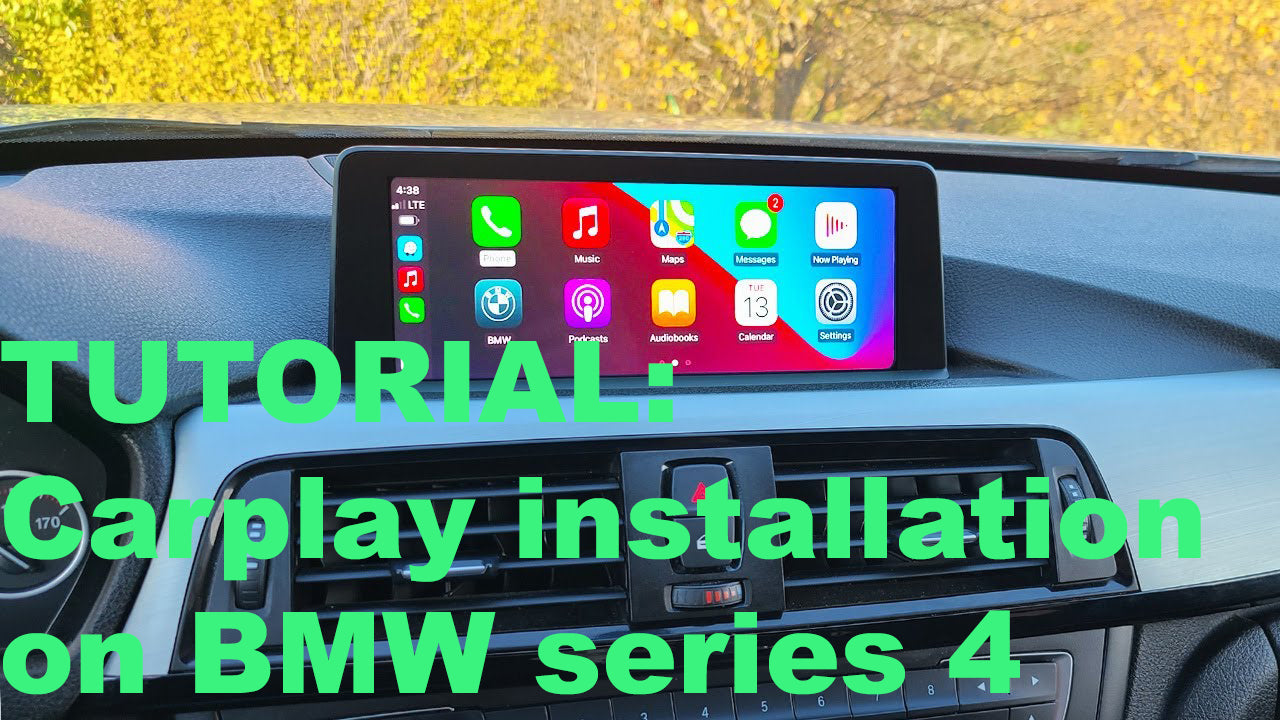 Carplay installation tutorial on BMW 4 series with NBT system