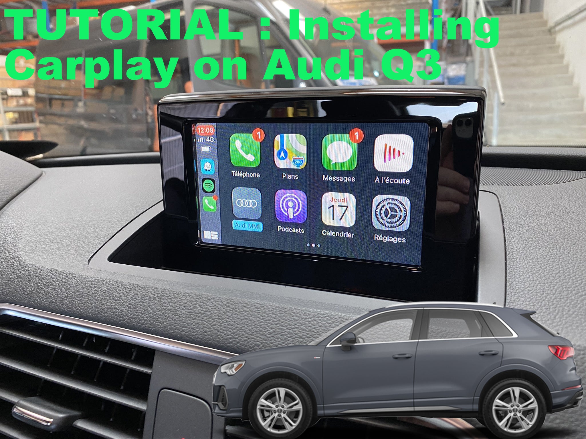 Tutorial Carplay Audi Q3