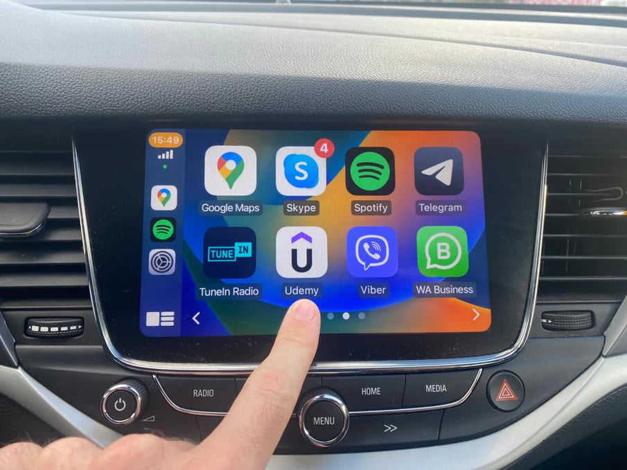 Udemy on Apple Carplay