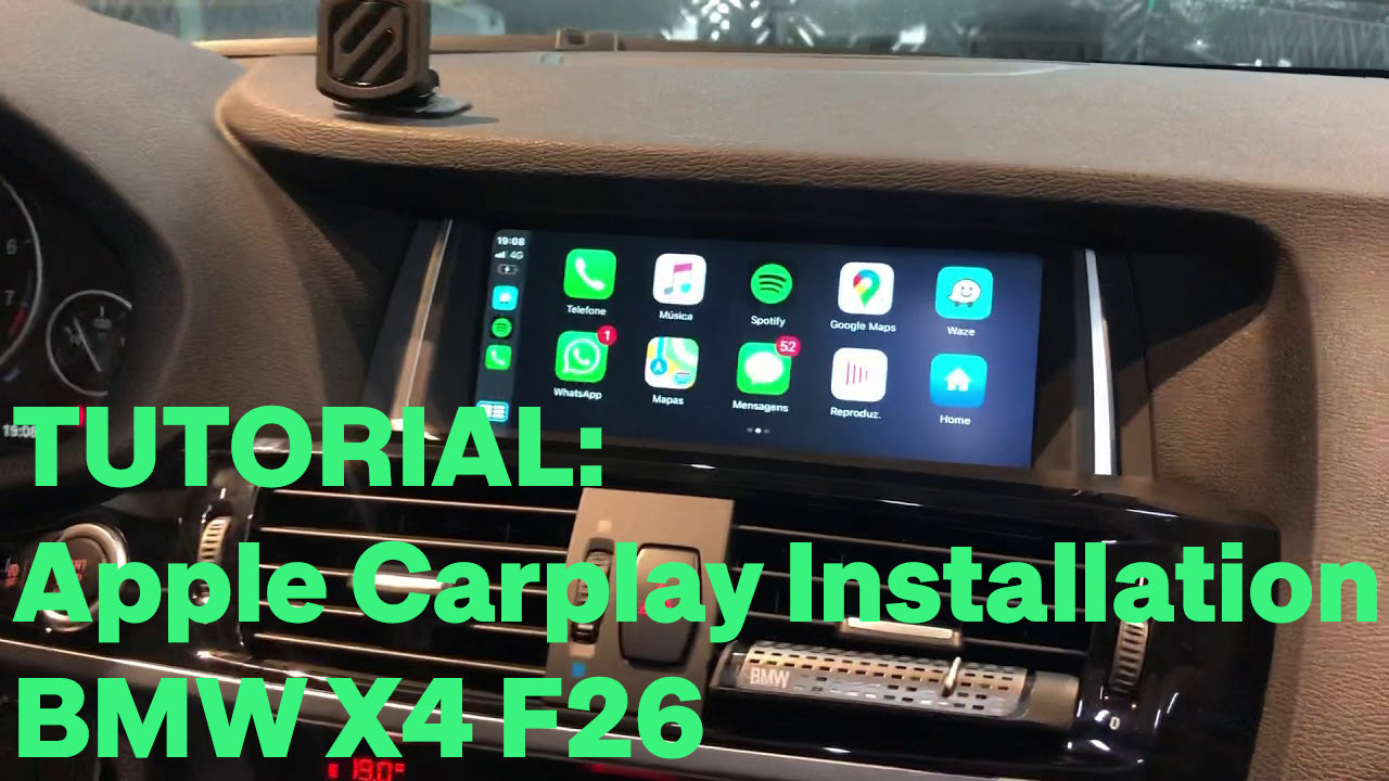 Carplay installation tutorial on BMW X4 F26