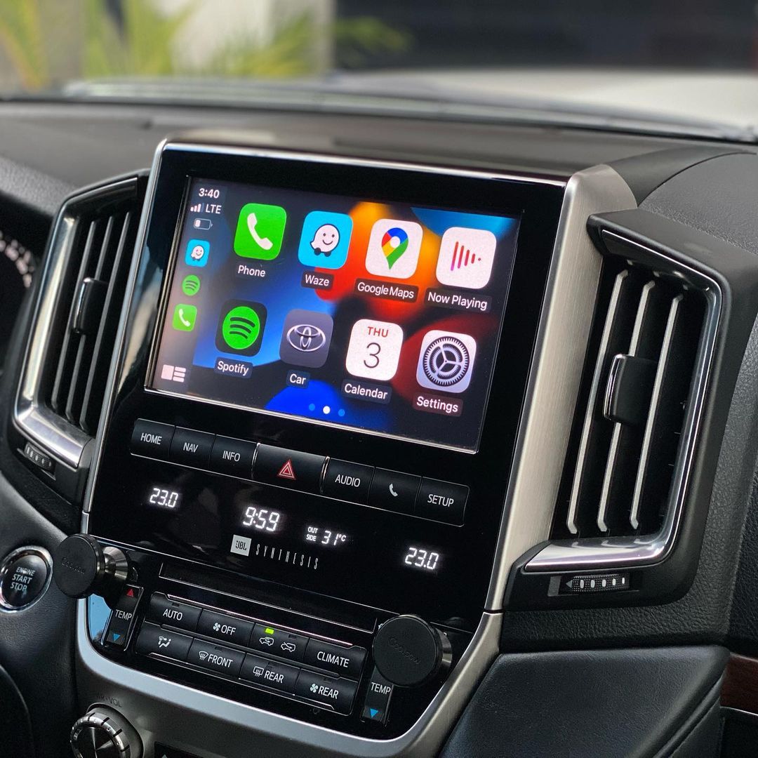 land cruiser carplay install