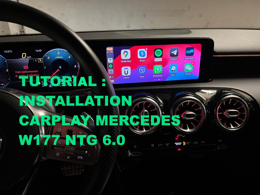 Carplay installation tutorial mercedes W177 ntg6
