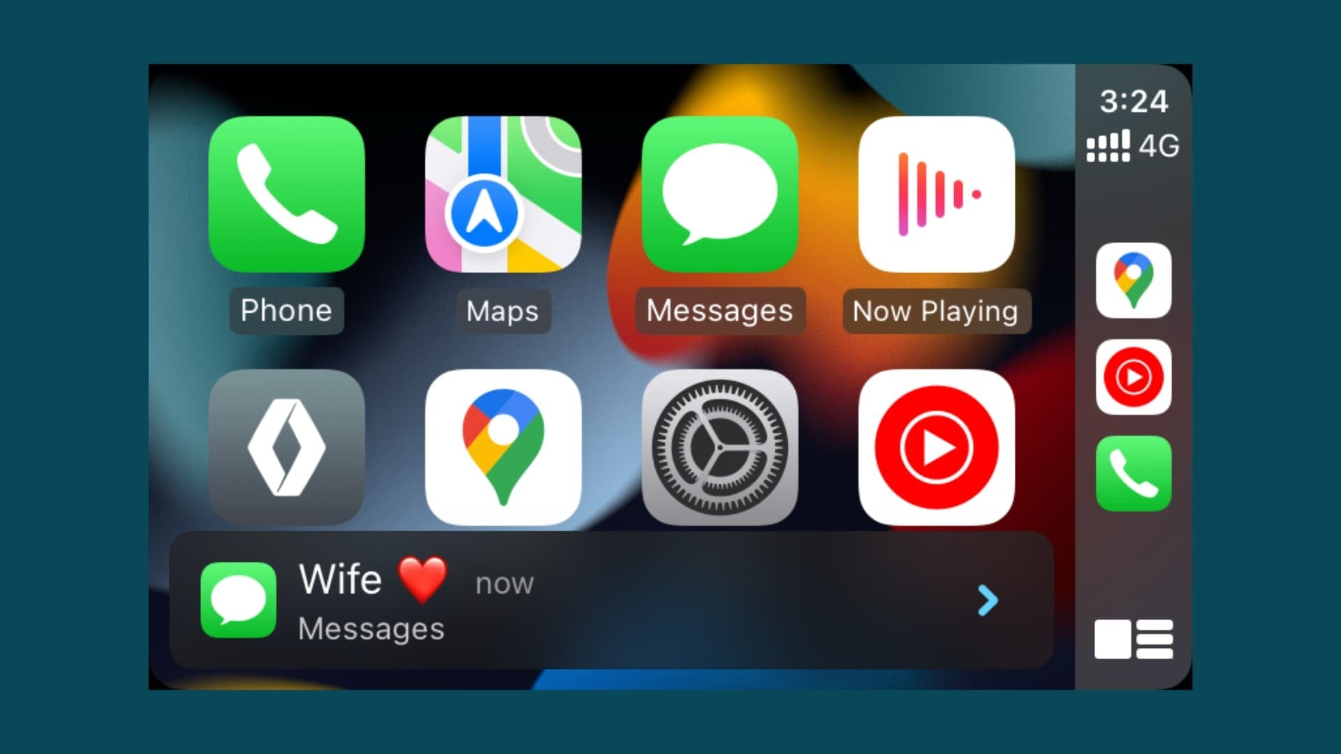how to stop text notifications in carplay
