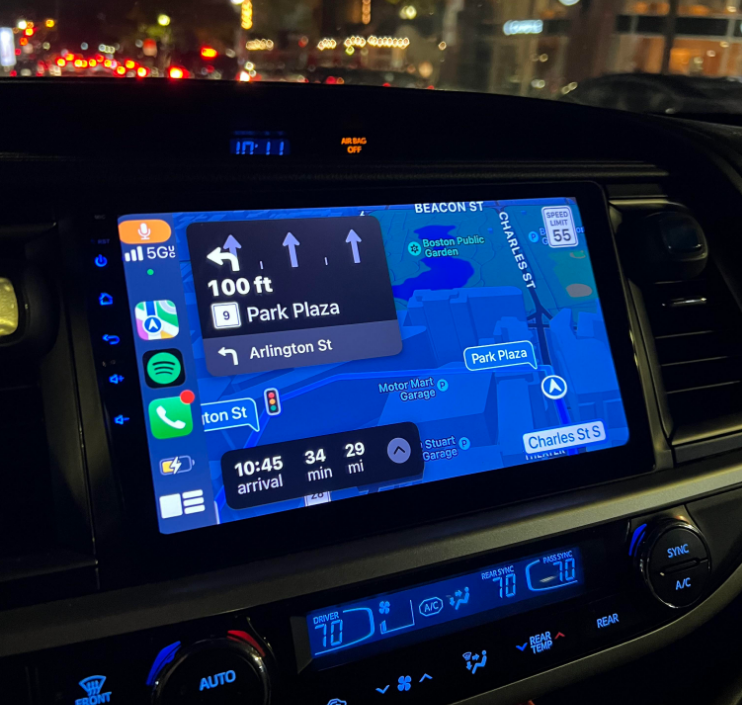 Apple Carplay Toyota Highlander 2017