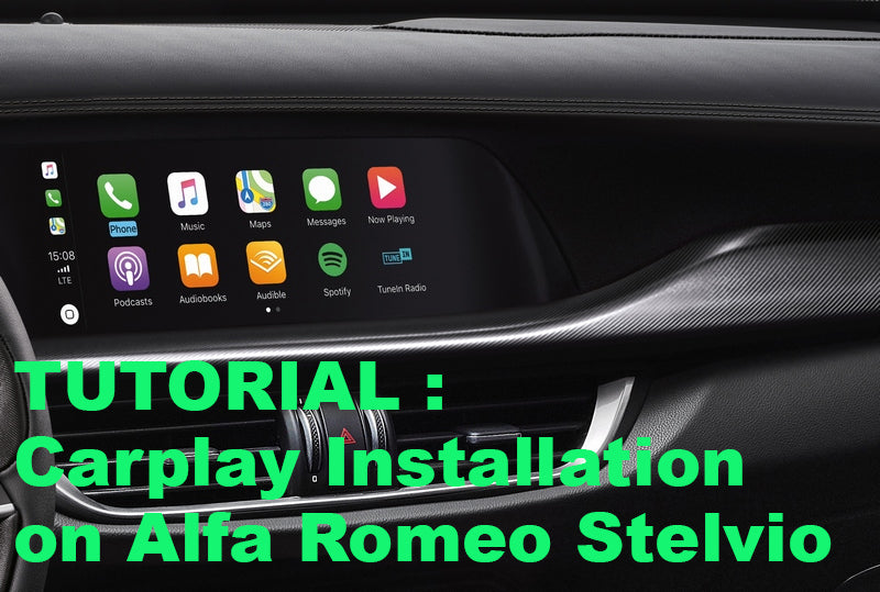 How to install CarPlay in Alfa Romeo Stelvio