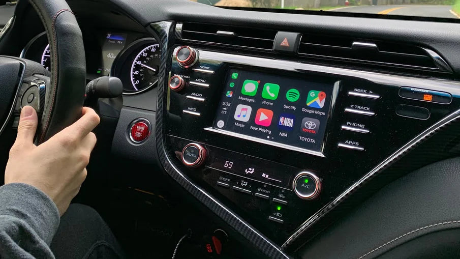 How do I install CarPlay in my Toyota CAMRY?