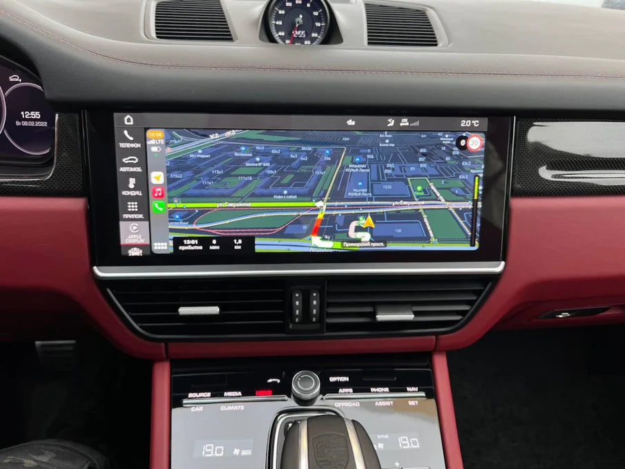 How to activate Apple Carplay in full screen on Porsche PCM 5.0