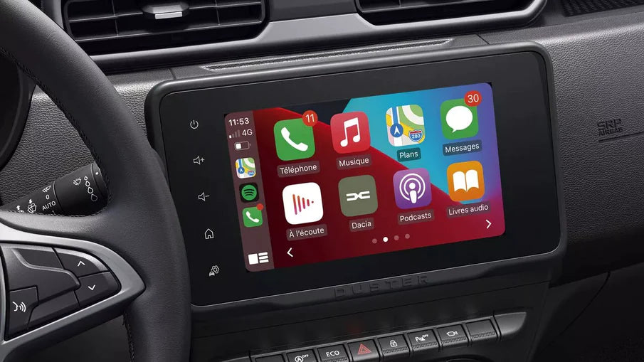 How do I install Carplay in my Dacia Duster?