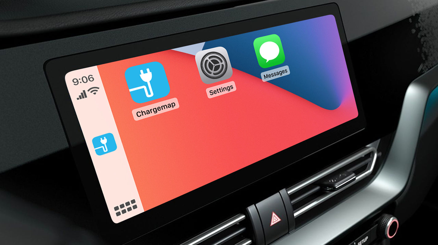 Chargemap on Apple CarPlay