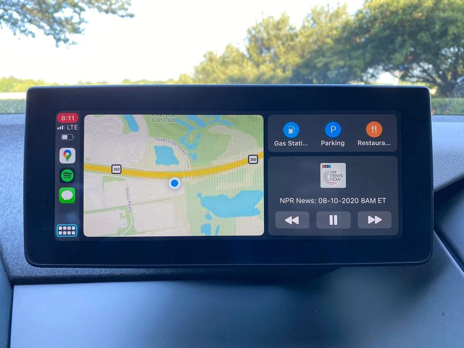 What is the purpose of a DIP SWITCH on a CarPlay module?