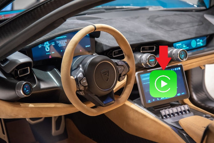 How do I use CarPlay in my Rimac Nevera?