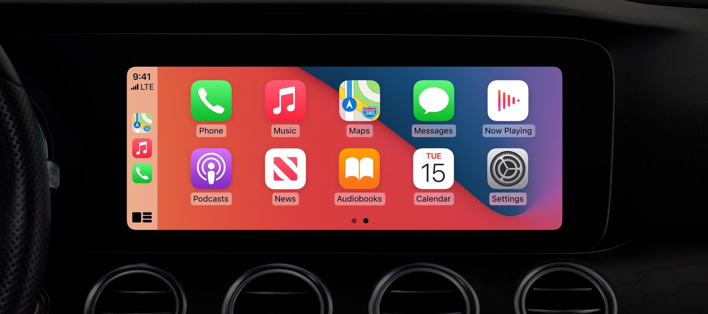 Easiest way to organize carplay apps