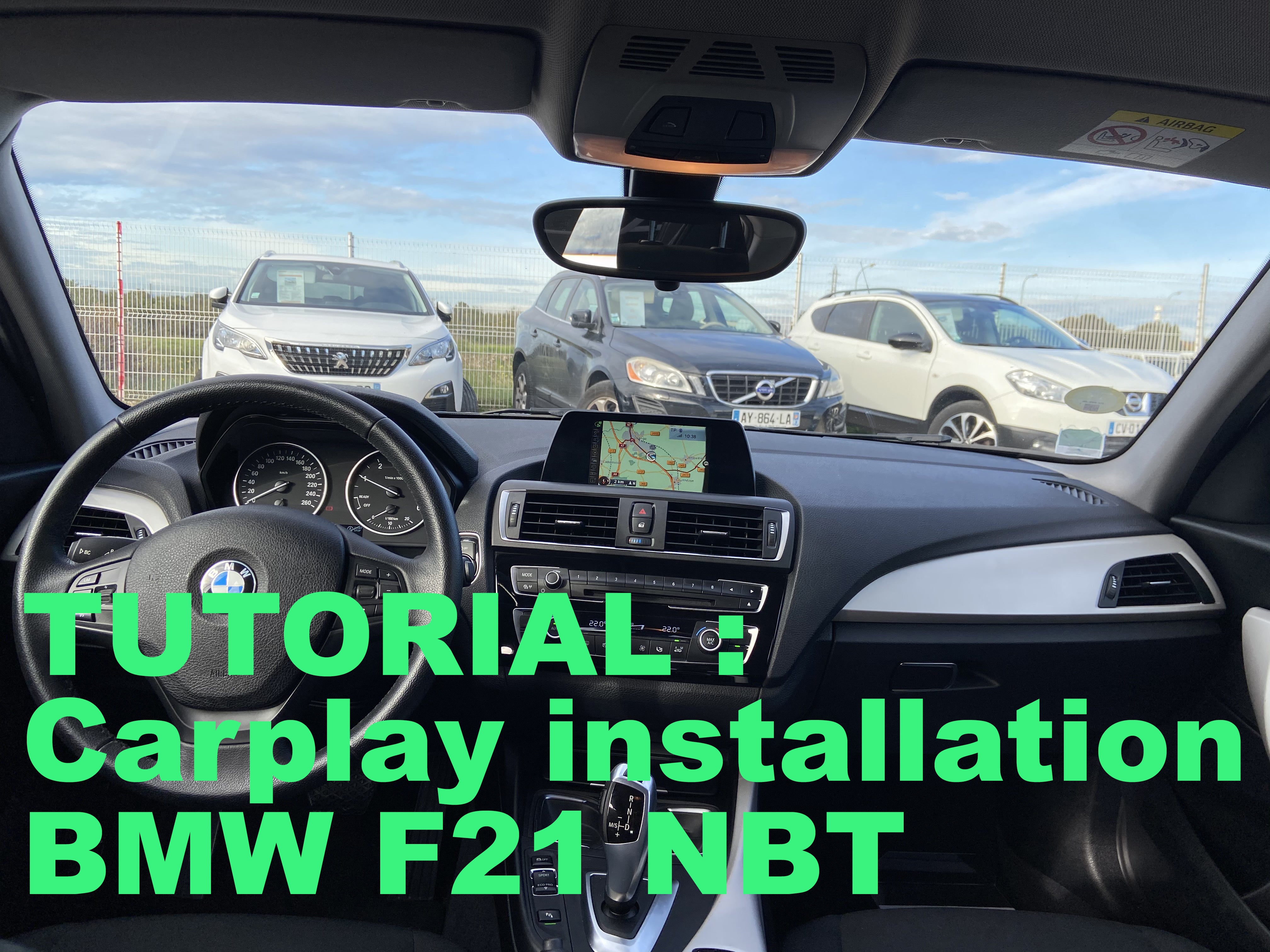 Carplay installation tutorial on BMW F21 with NBT system
