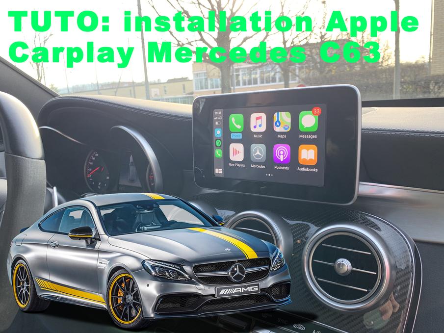 Carplay installation tutorial for Mercedes C-Class (C63 AMG)