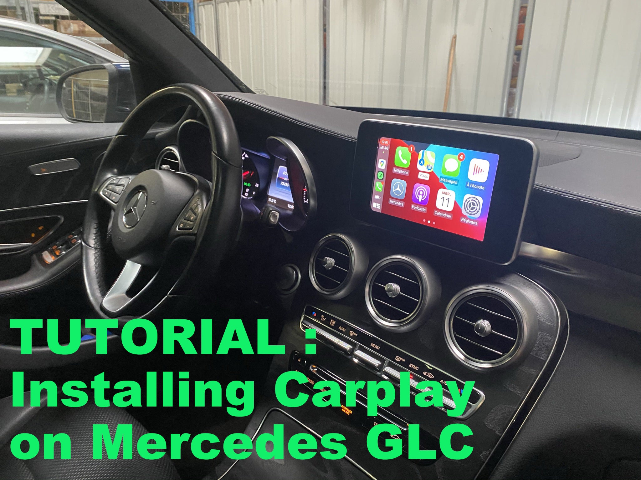Carplay installation tutorial on Mercedes GLC